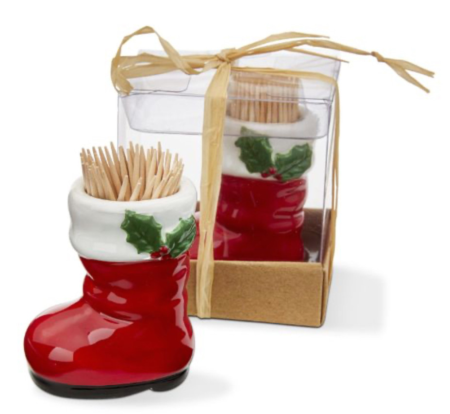 Toothpick Holder - Holiday, Boot