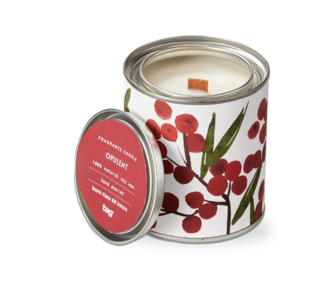 Candle Tin, Opulent (Light, Refreshing)