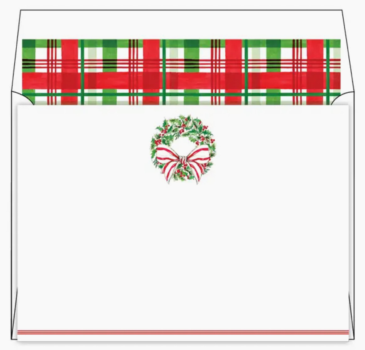Beck Note Cards - Holiday Wreath