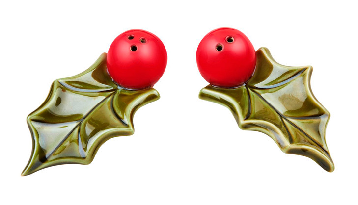Salt & Pepper Shakers - Holly