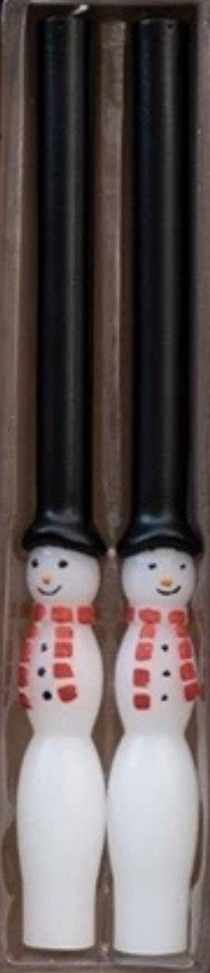 Tapers - Snowman (Pair)