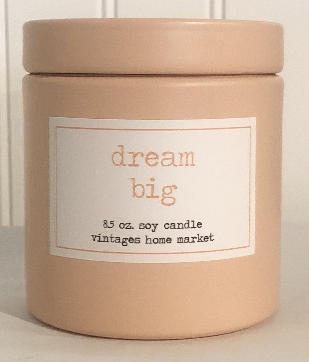 Vintages Home Market - Dream Big  Candle,  Limited Edition