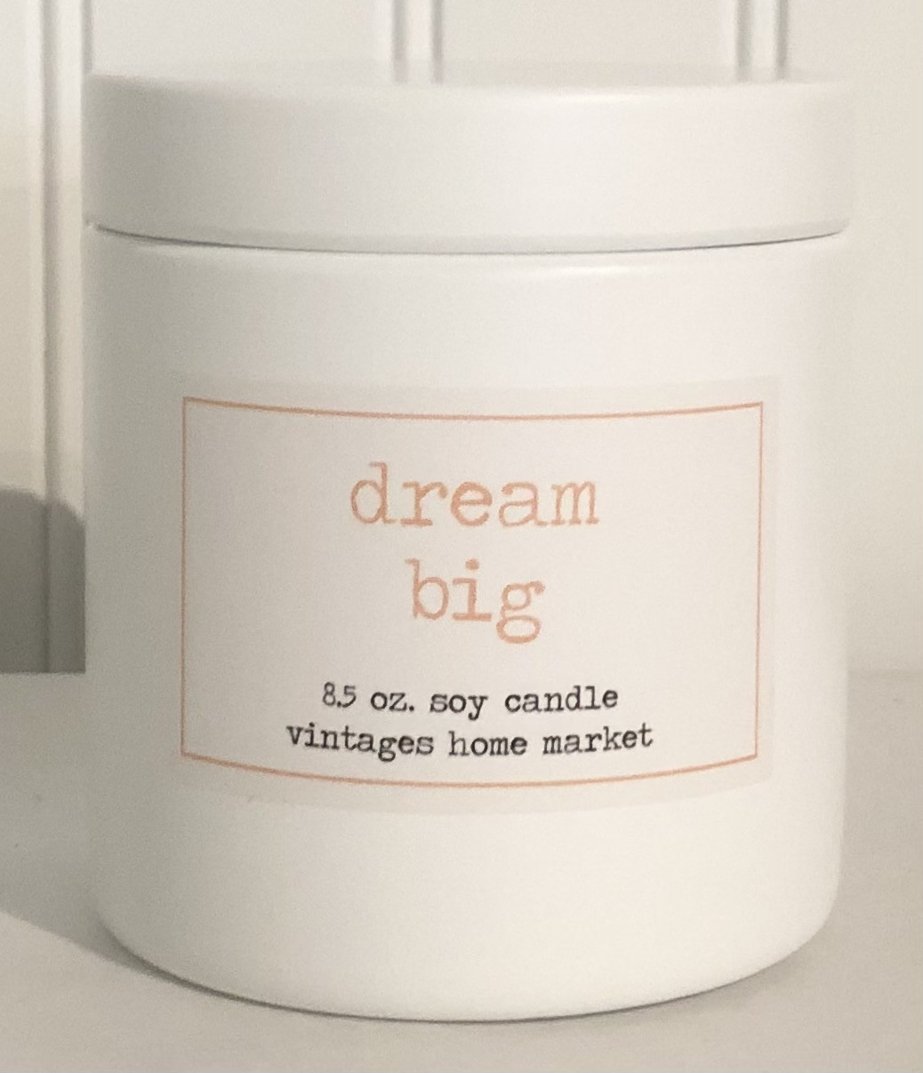 Vintages Home Market - Dream Big Candle