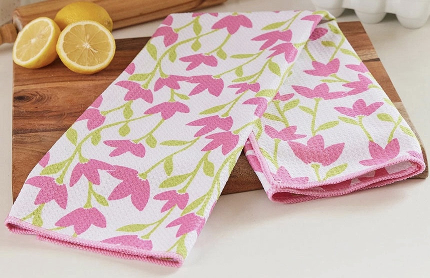 Dish Towel - Microfiber, Crossandra