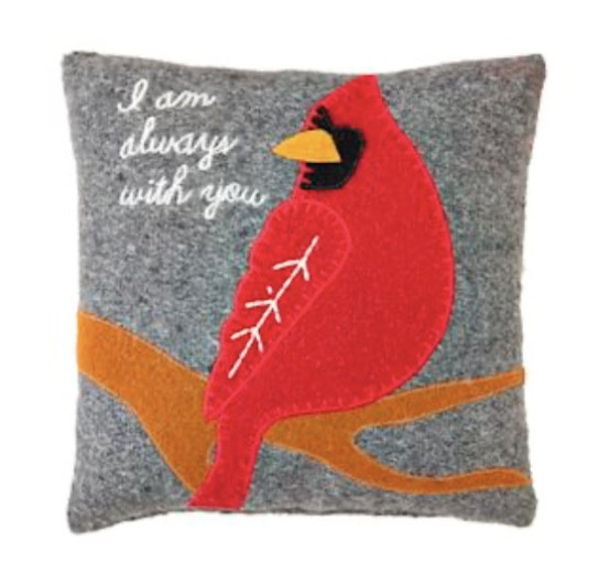  Pillow  Holiday - Small, Cardinal Always