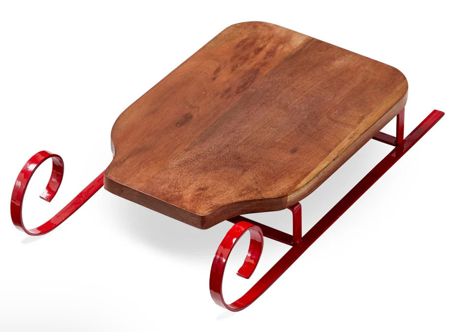 Platter - Holiday, Sleigh Serving Board