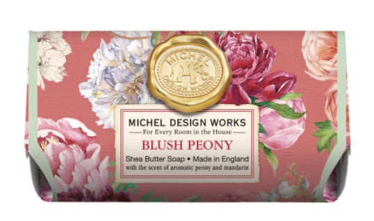 Michel Design - Blush Peony Large Bar Soap