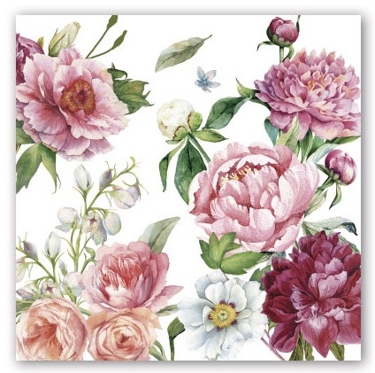 Paper Napkins - Peony
