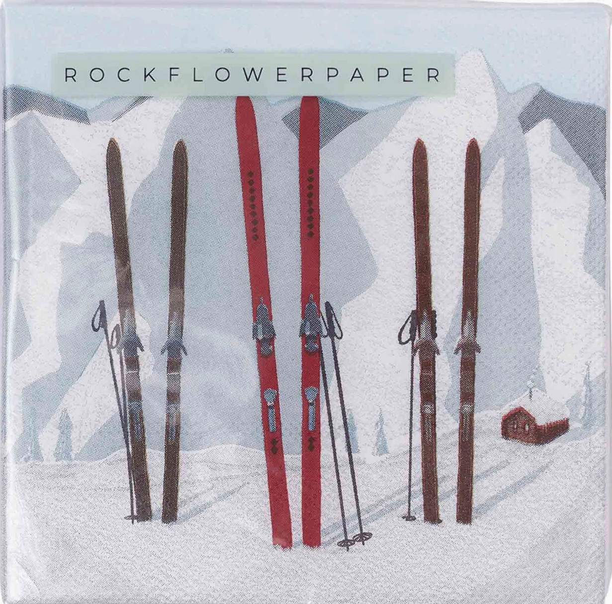 Paper Napkins - Skiing