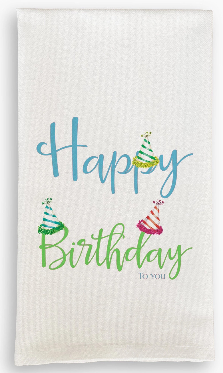 Dish Towel -  Happy Birthday