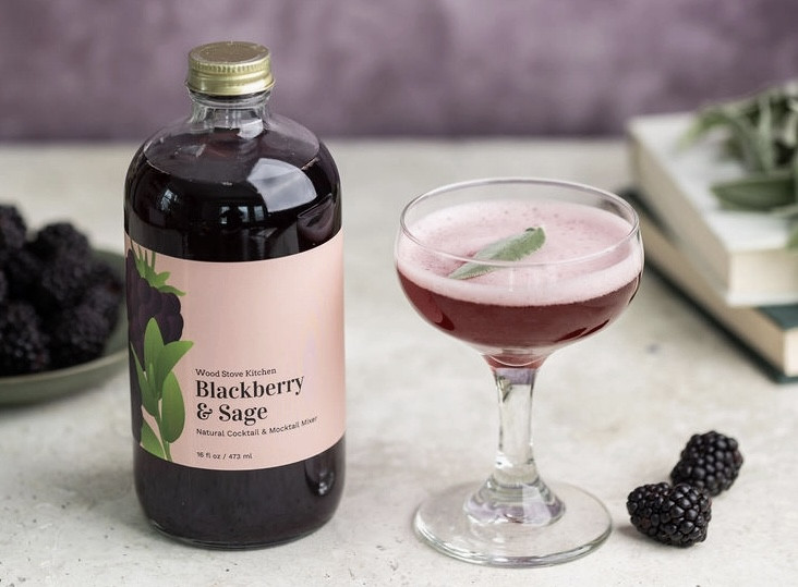 Cocktail Mixer, Wood Stove Kitchen - Blackberry Sage