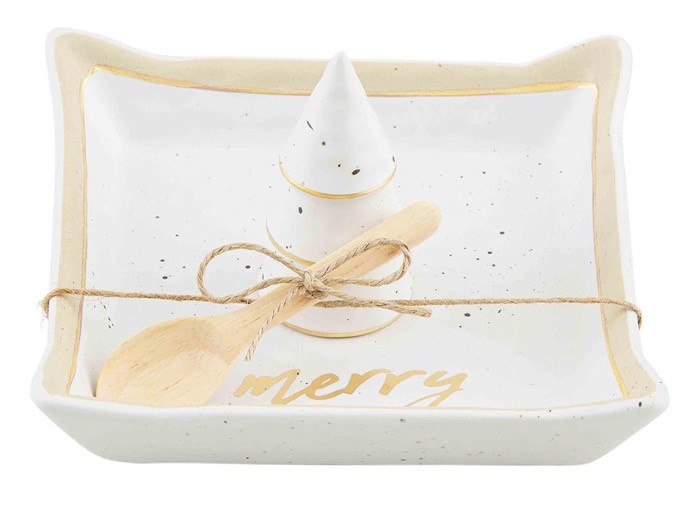 Bowl - Gold Candy Dish, Tree