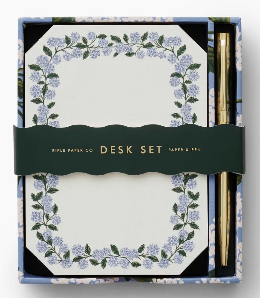 Rifle Paper - Note Writing Set, Hydrangea