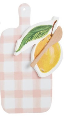 Serving Board Set - Melamine, Pink 