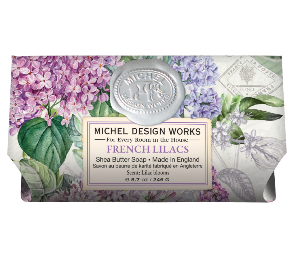 Michel Design - French Lilac Large Bar Soap