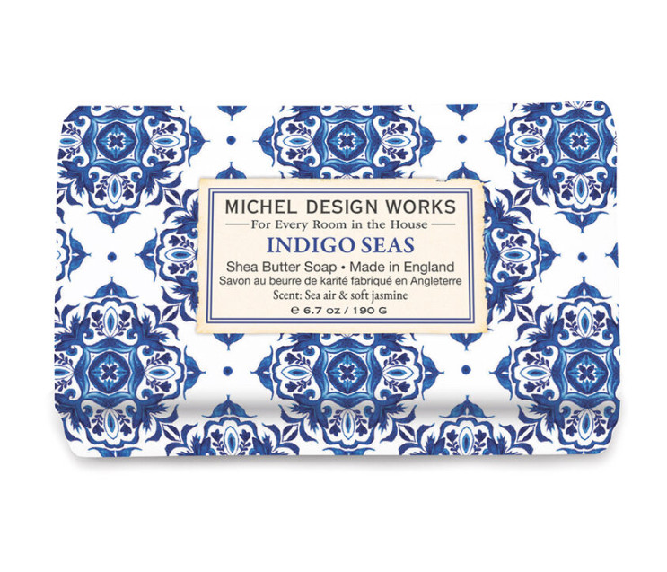 Michel Design - Indigo Seas Large Bar Soap