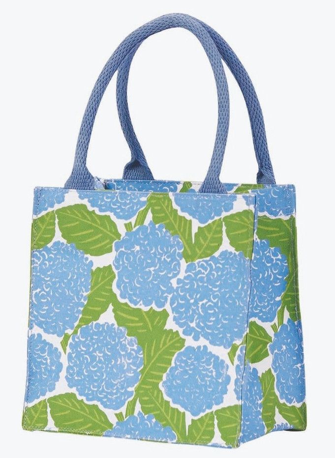 Tote Bag - Reusable Cotton Gift Bag Tote, Hydrangea