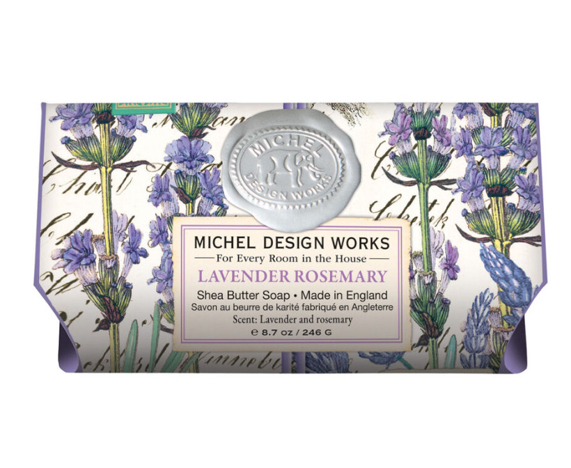 Michel Design - Lavender Rosemary Large Bar Soap