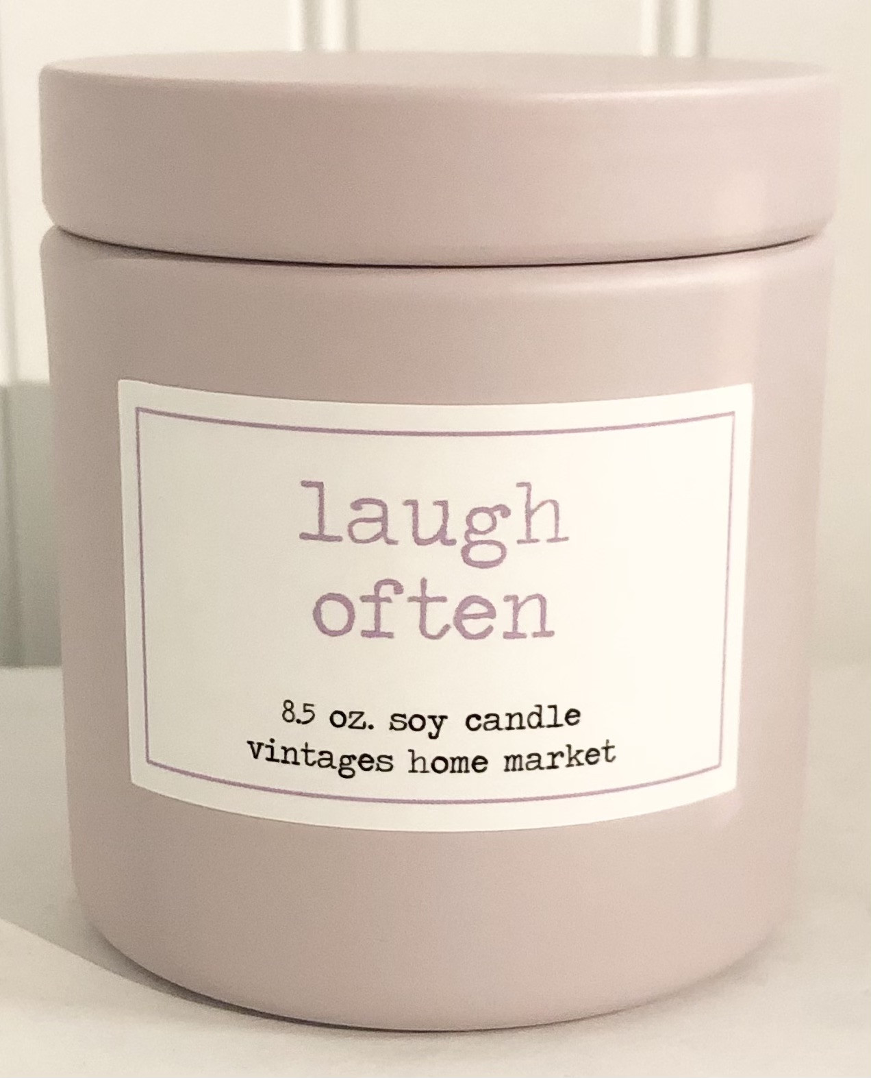 Vintages Home Market - Laugh Often  Candle ,   Limited Edition