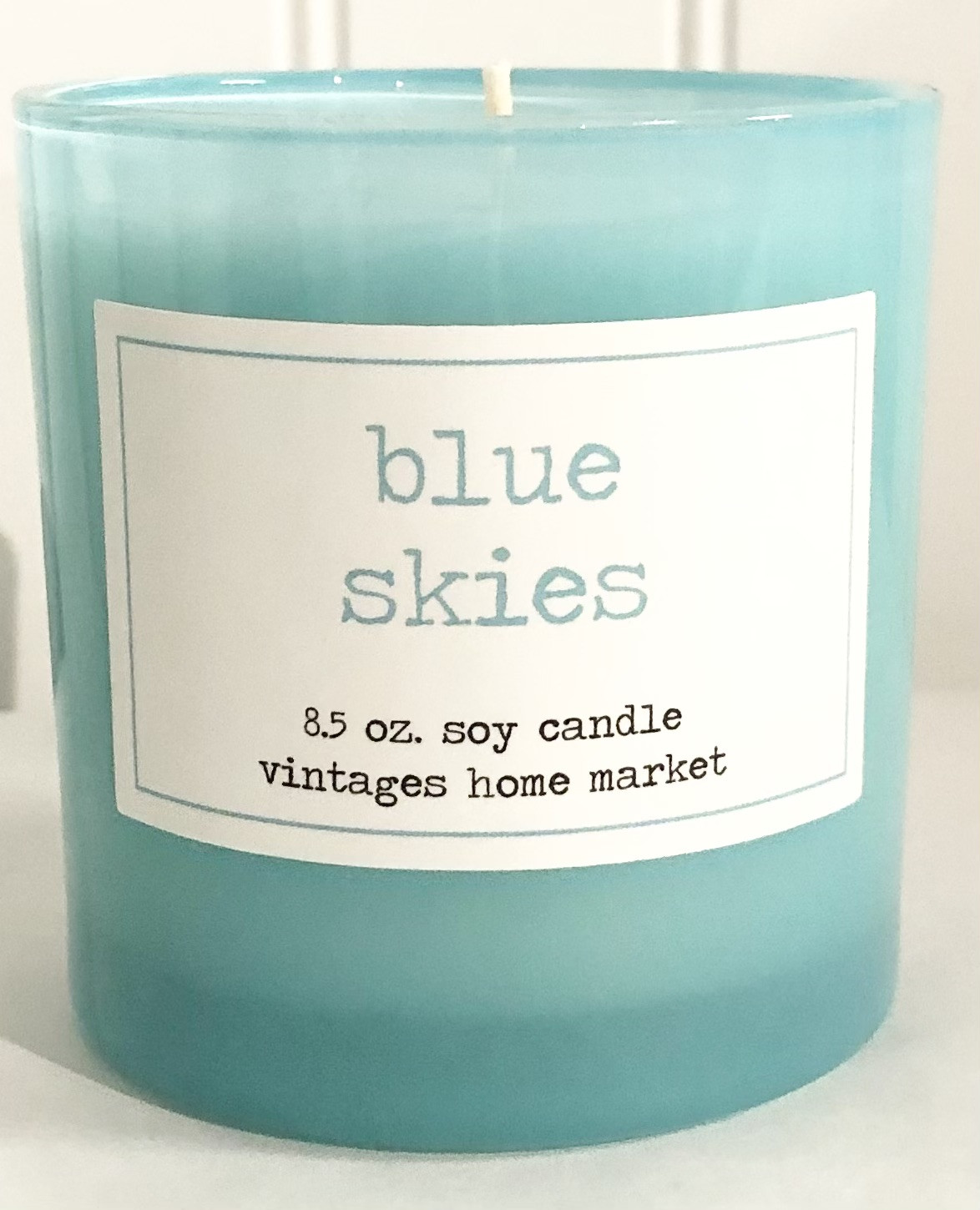 Vintages Home Market - Blue Skies  Candle,  Limited Edition