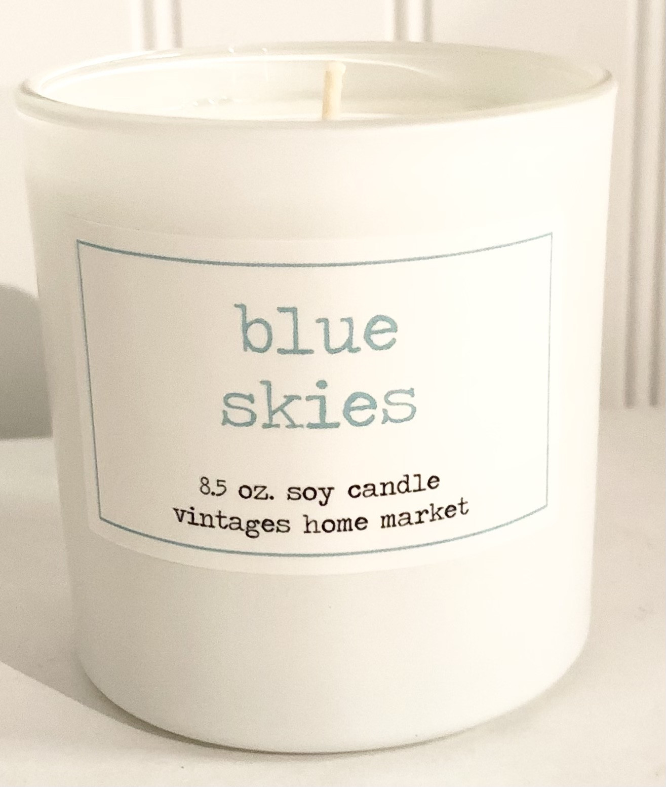 Vintages Home Market - Blue Skies Candle
