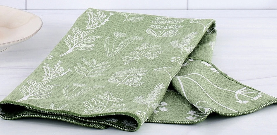 Dish Towel - Microfiber, Herbs