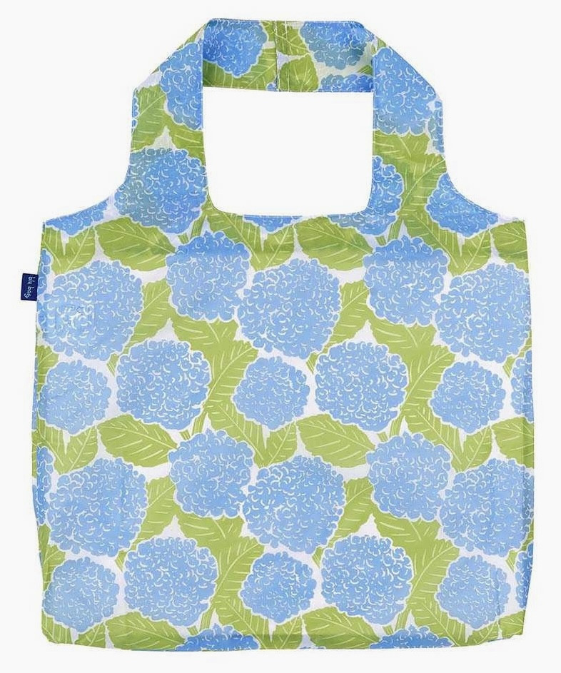 Tote Bag - Blu, Hydrangea Blue Green