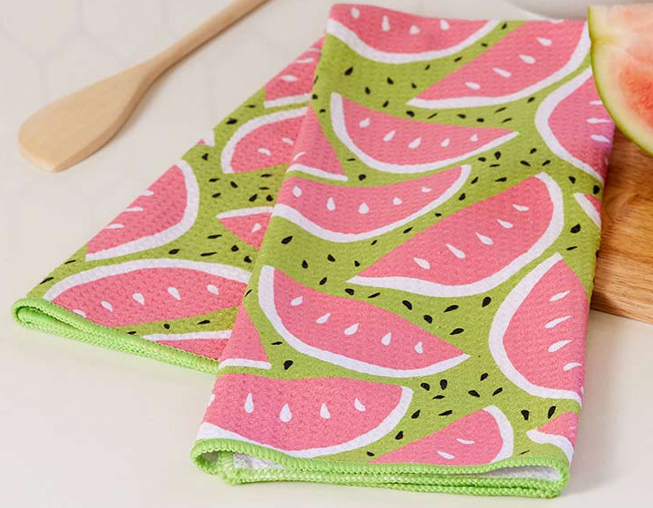 Dish Towel - Microfiber, Watermelon
