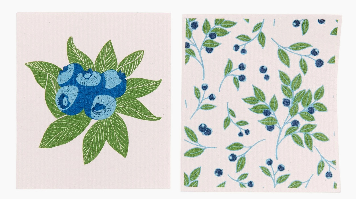 Blu Dish Cloth (Set of 2) - Blueberry