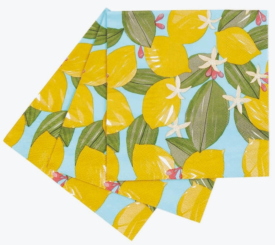 Paper Napkins - Lemons