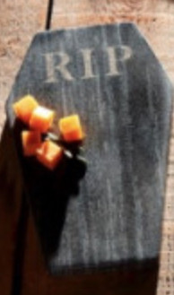 Platter - Small Marble Halloween Board