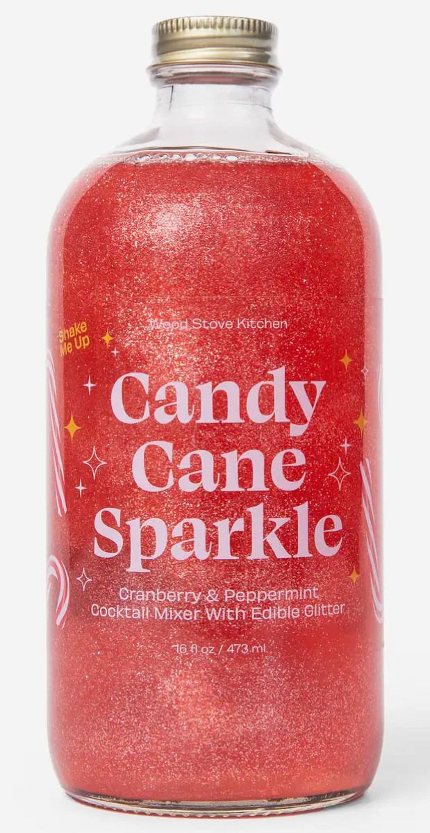 Cocktail Mixer, Wood Stove Kitchen - Candy Cane Sparkle