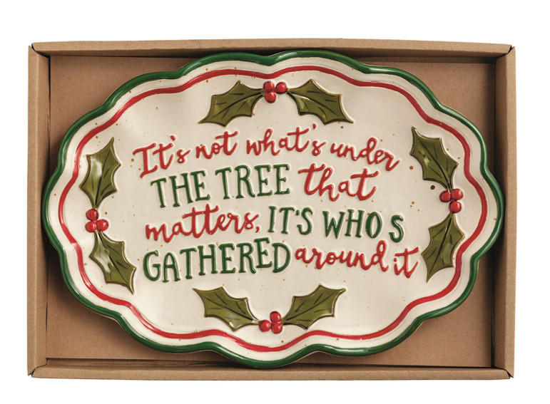 Platter - Holiday Sentiment Plate