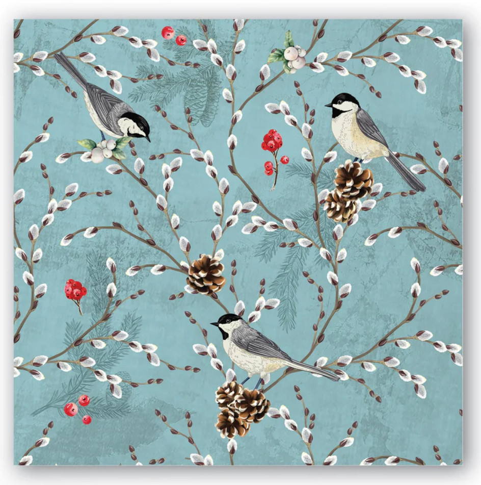 Paper Napkins - Winterberry & Balsam (Cocktail)