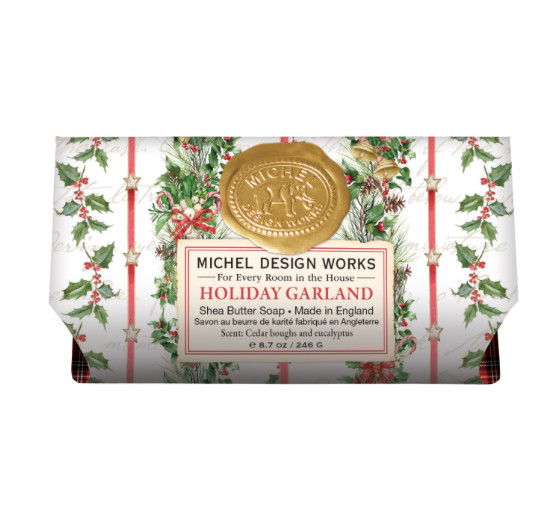 Michel Design - Holiday Garland Large Bar Soap