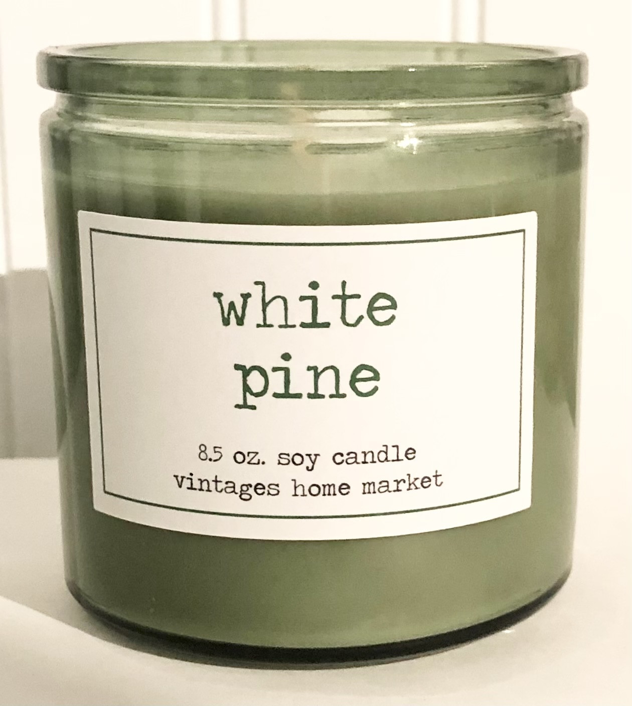 Vintages Home Market - White Pine   Candle,  Limited Edition
