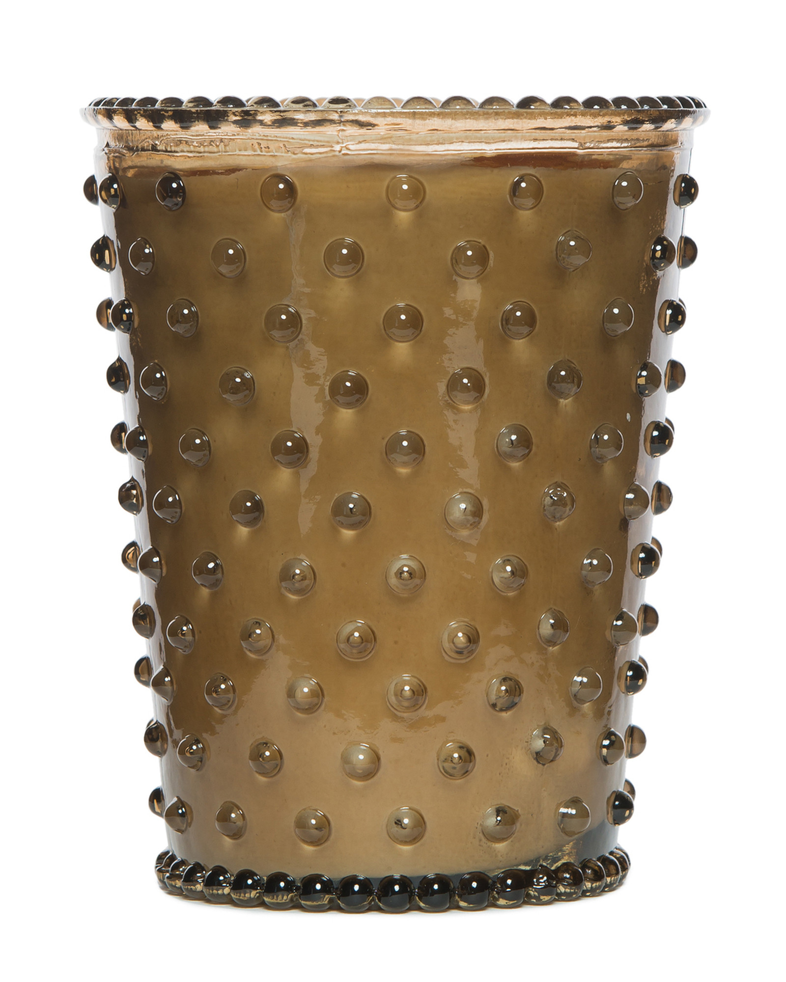 Large Hobnail Candle - Nutmeg