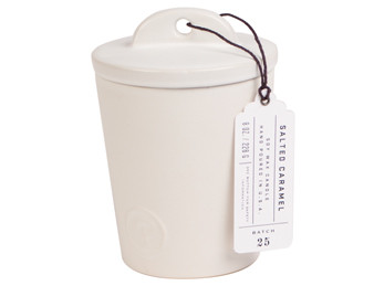 Ceramic Container Candle - Salted Caramel