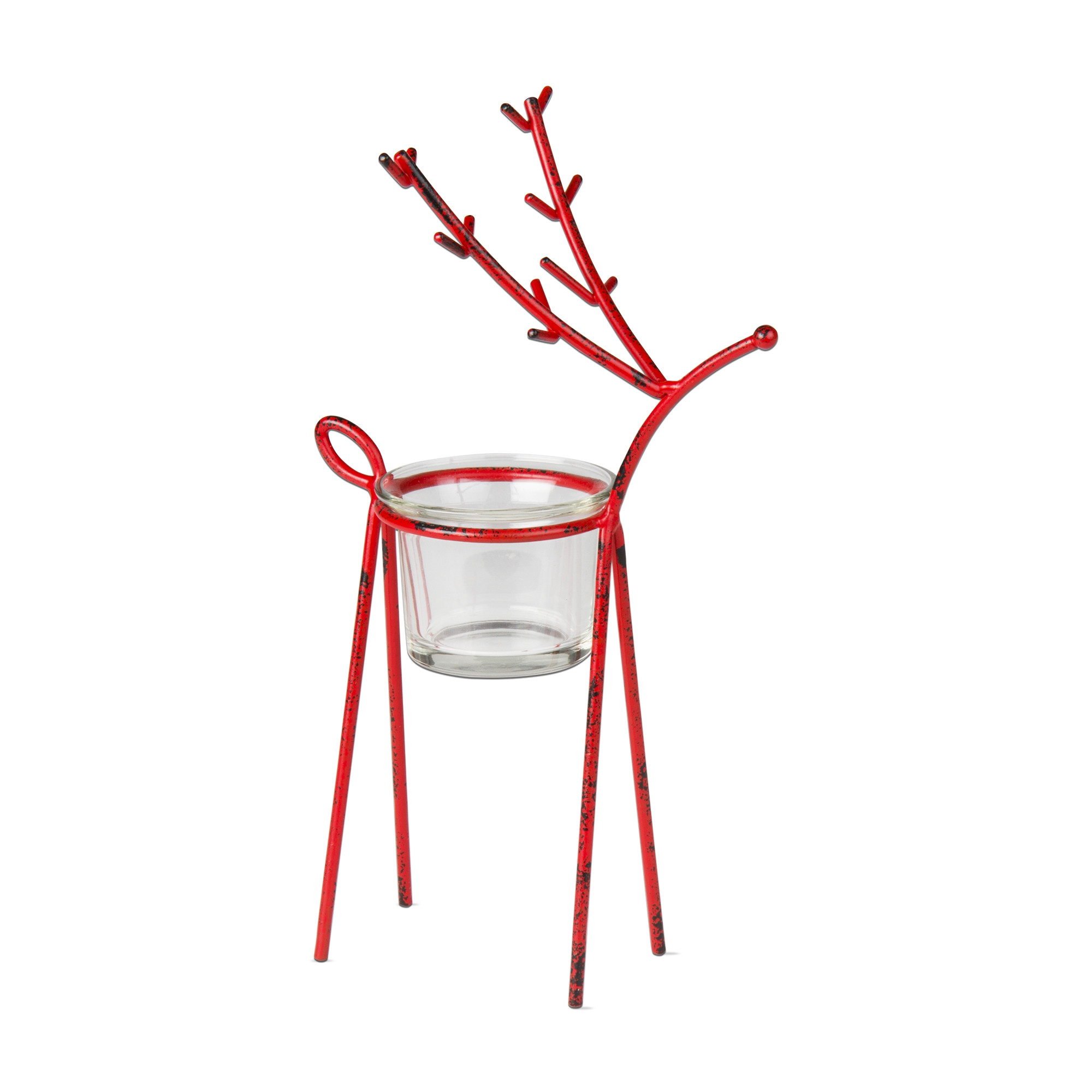 Small Reindeer Tea Light Holder 