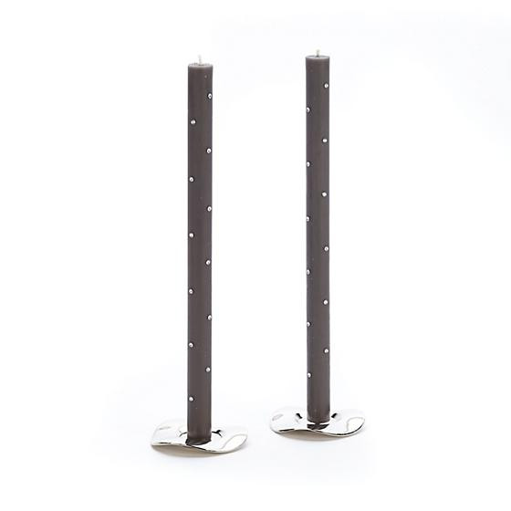 Tapers - Small Diamond, Gray (pair)
