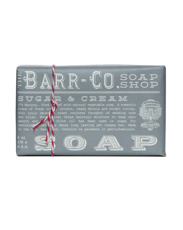 Barr-Co. Sugar and Cream Shea Butter & Olive Oil Bar Soap