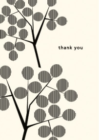 Snow & Graham Blackberry Thank You Cards