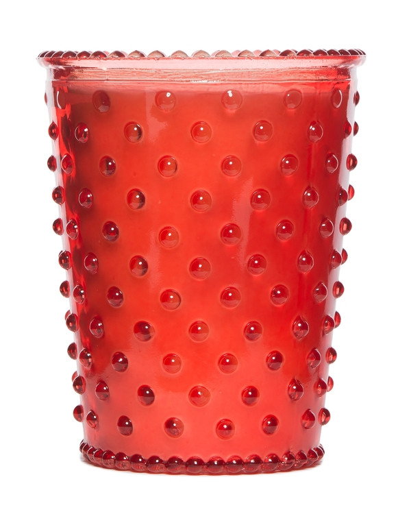 Hobnail Candle - Watermelon Basil (Large)