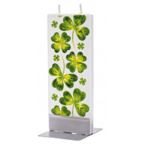 Four Leaf Clover Flat Candle