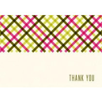 Maggie Gingham Thank You Cards
