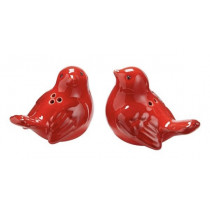 Salt & Pepper Shakers - Red Birds