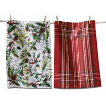 Holiday Dish Towel (Set of 2) - Winter Sprig