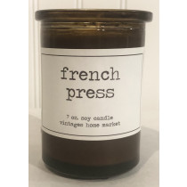 Vintages Home Market - French Press  Candle,   Limited Edition