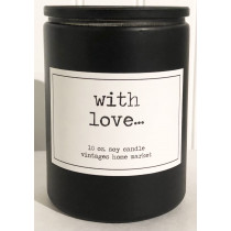 Vintages Home Market - With Love  Candle,  Limited Edition 10oz