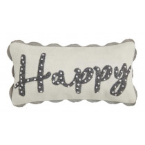 Pillow Small Felt - Happy